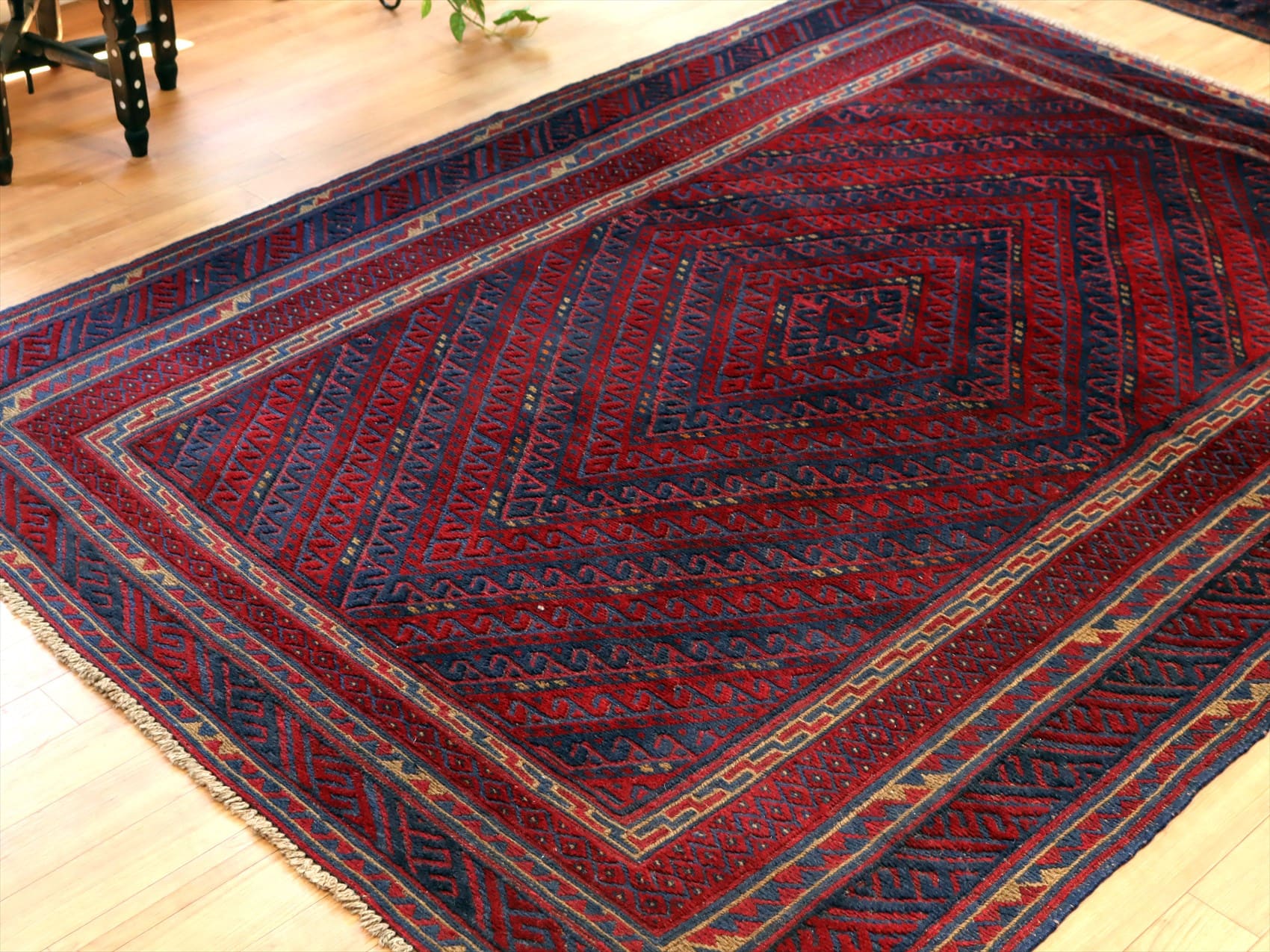 ヴィンテージ アフガン オールド キリム 手織りオールドキリム