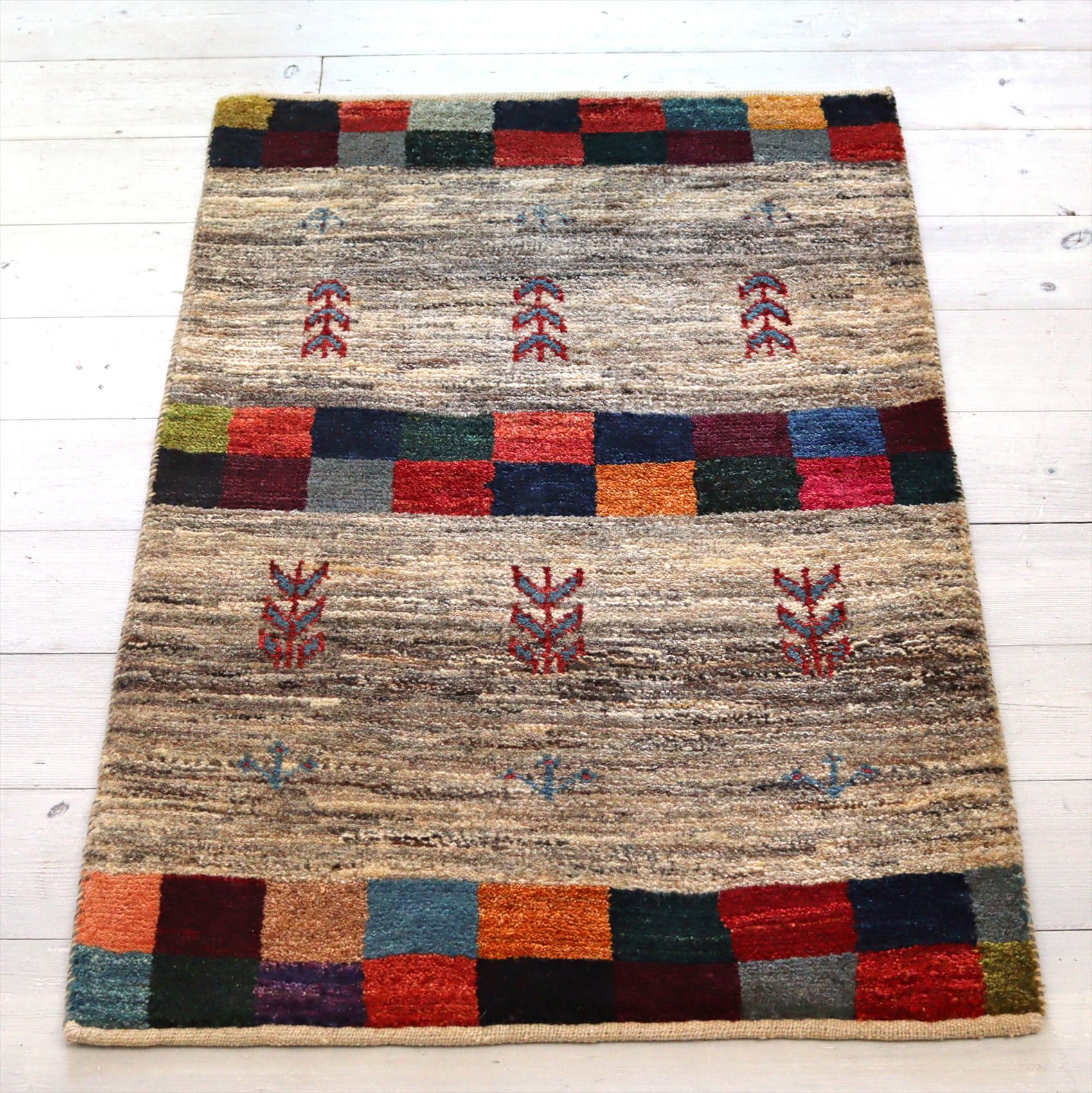 イラン トライブ 部族 絨毯 草木染め